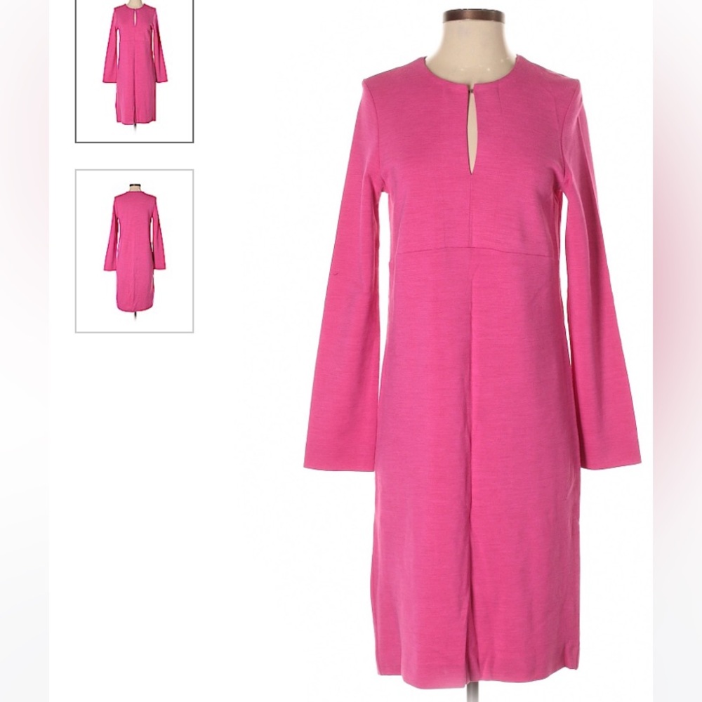 MARIMEKKO SAMU-JUSSI KOSKI KIO Pink Knit Dress Long Sleeves S